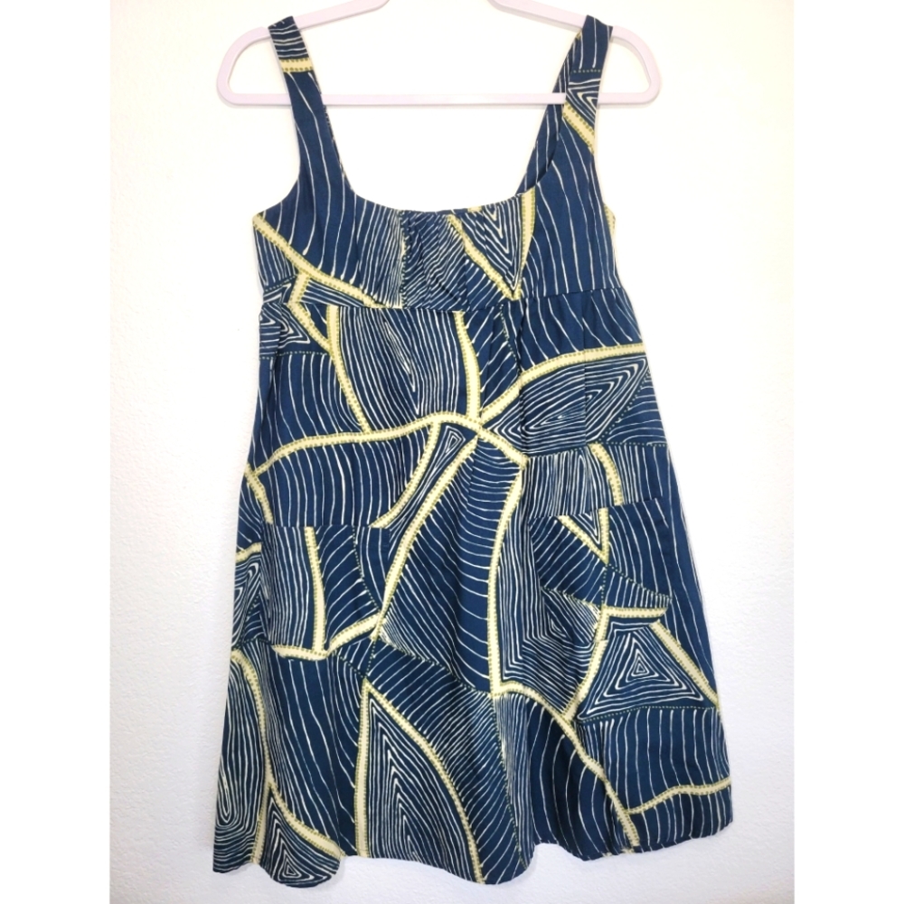 Topshop Printed 100% Cotton Mini Dress